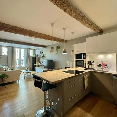 T2 De Charme Renove - Centre - 5 Min Du Castillet Apartment