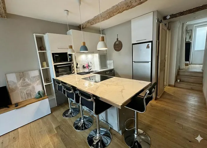 T2 De Charme Renove - Centre - 5 Min Du Castillet Apartment *